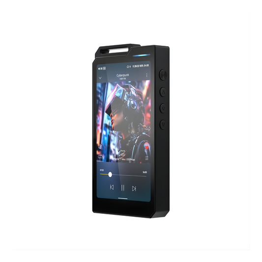 Rechargeable HiFi Music Player with Bluetooth & Amp Black