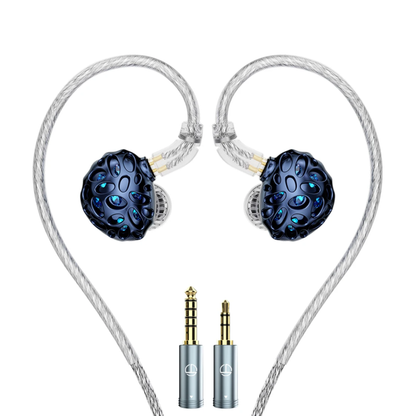 Whale Shark Hybrid Earphones with Triple Dynamic Drivers