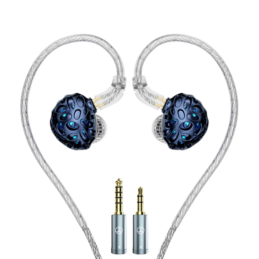 Whale Shark Hybrid Earphones with Triple Dynamic Drivers