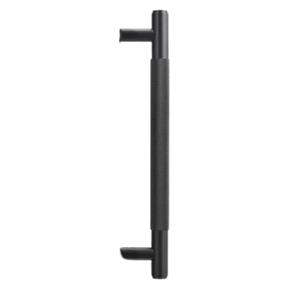 Textured Brass Door Pull Handle 3XL Knurled