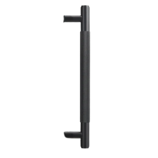 Textured Brass Door Pull Handle 3XL Knurled