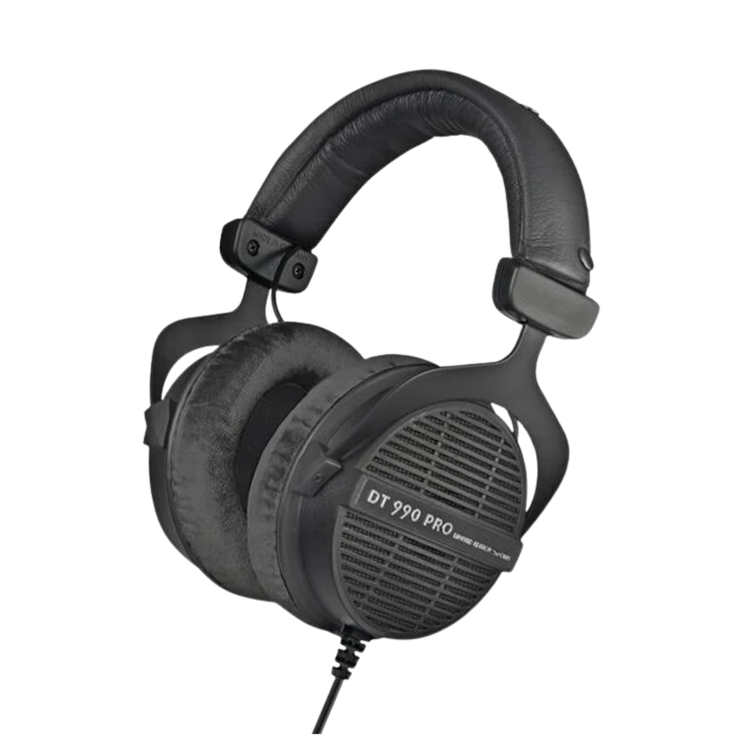 250 Ohm Black Open-Back Studio Headphones for Mixing