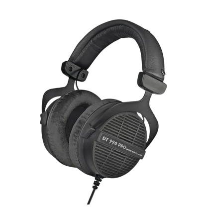 250 Ohm Black Open-Back Studio Headphones for Mixing