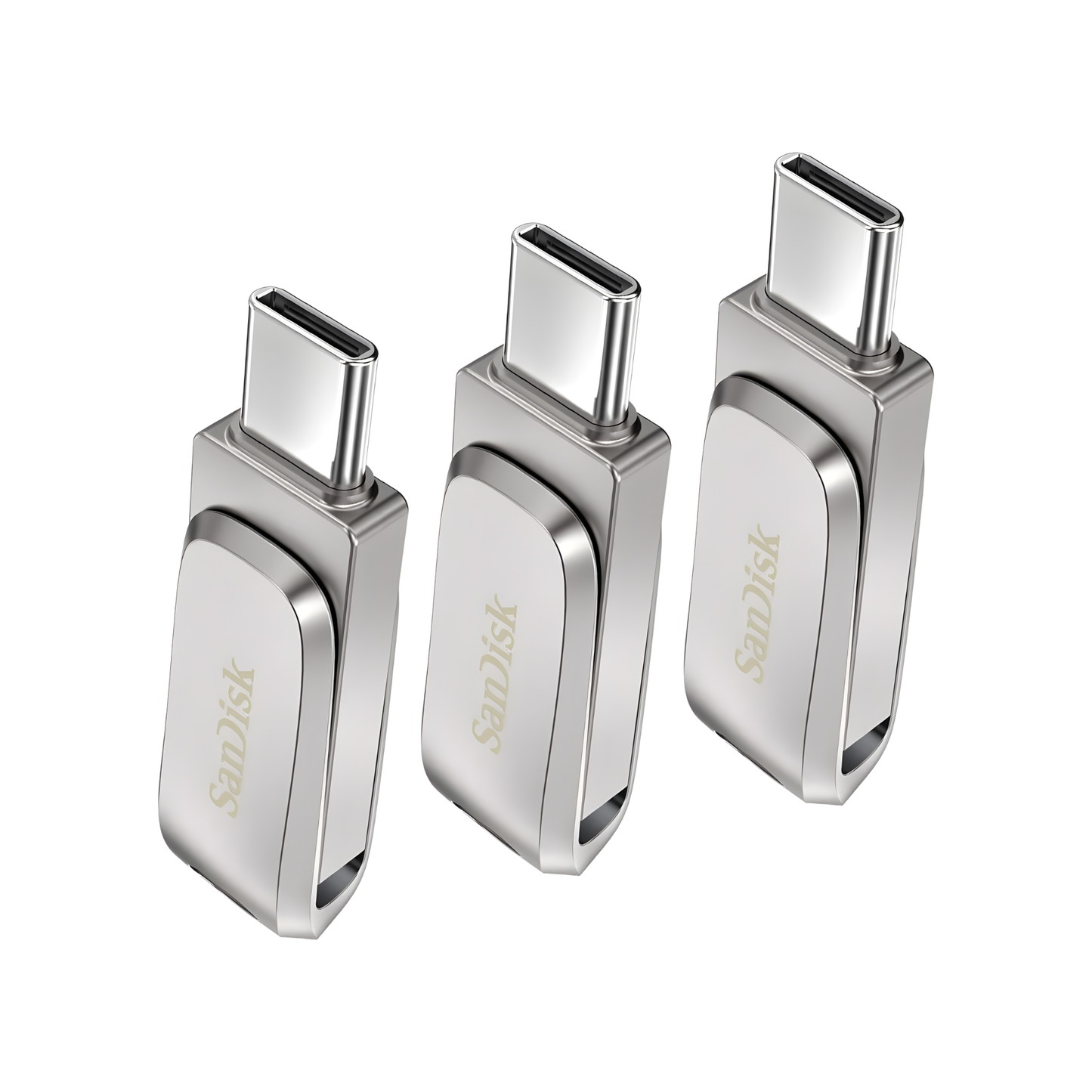 128GB Flash Drive Portable Storage Stick 3 Piece