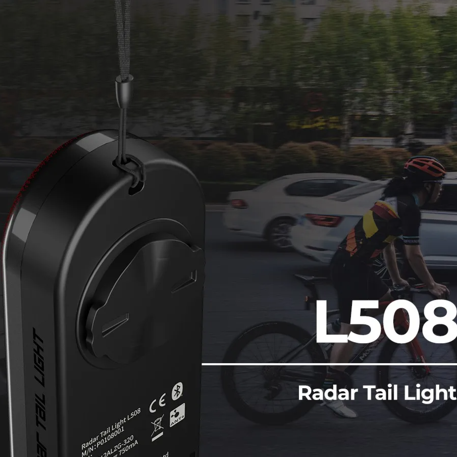 L508 Bicycle Radar Tail Light Waterproof Rechargeable LED