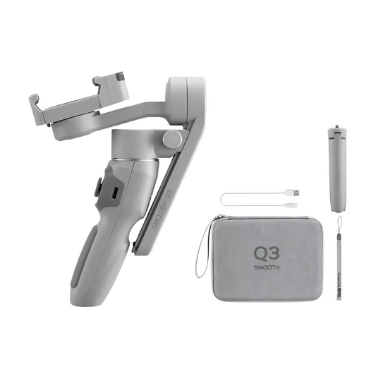 Portable 3 Axis Gimbal Combo for Smooth Video and Vlogging