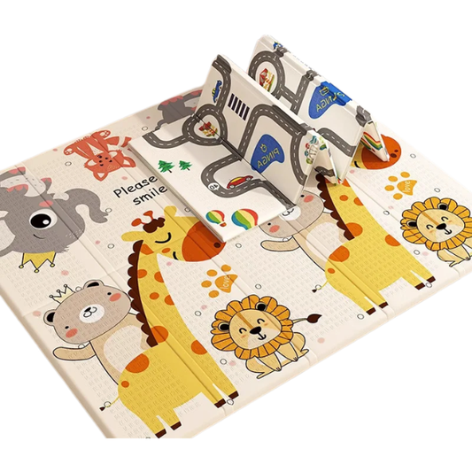 Portable Baby Play Mat Foldable Double-Sided Foam