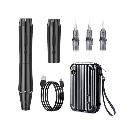 Portable Black SPMU Pen for Permanent Makeup