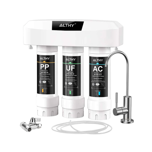 Three Stage Under Sink Ultrafiltration Water Filter System