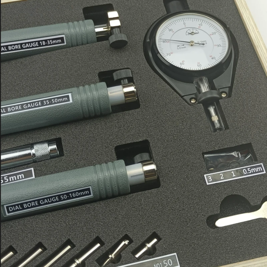 18–160mm Bore Indicator Kit for Deep Hole Measurement
