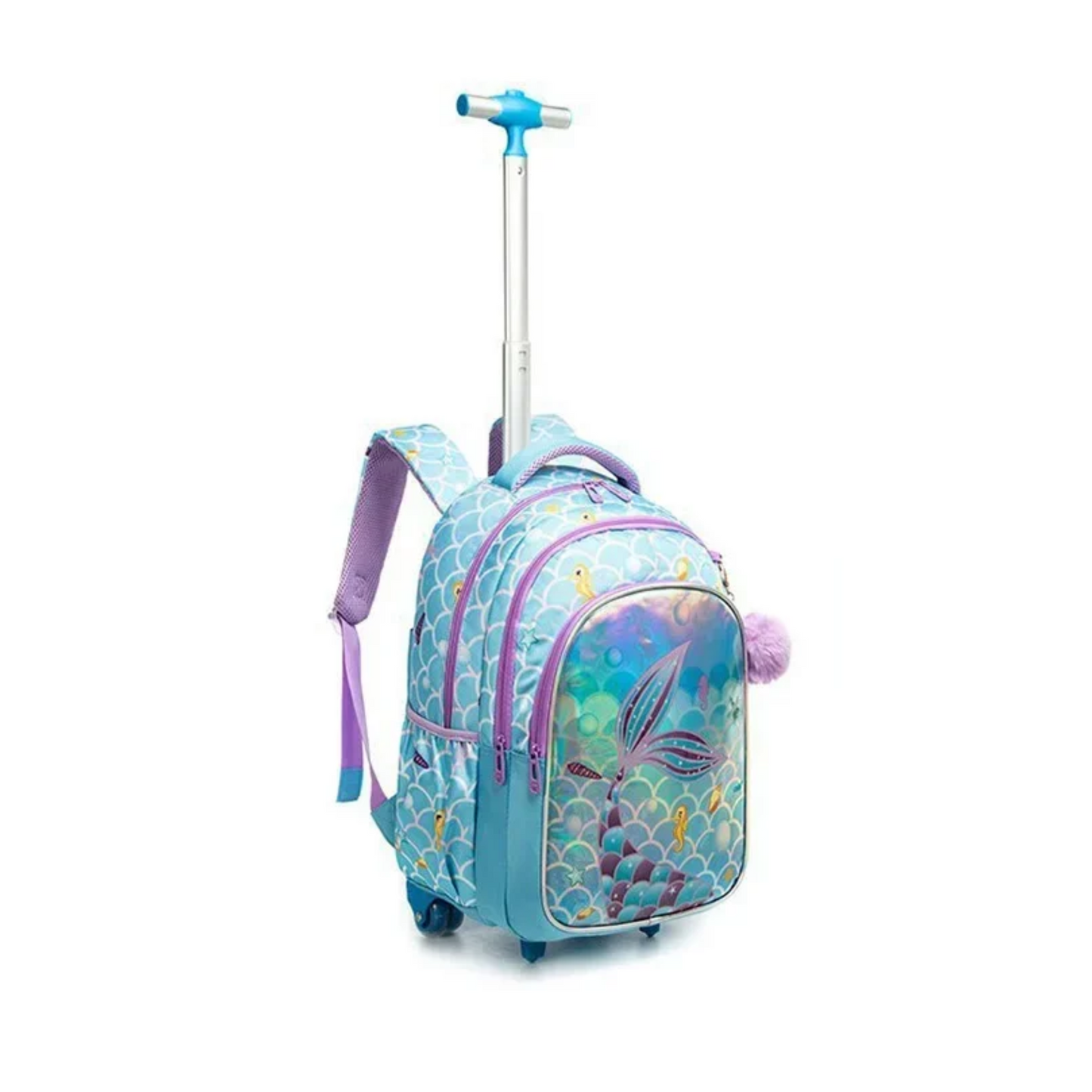 Kids Rolling Backpack with Lunch Box and Pencil Case