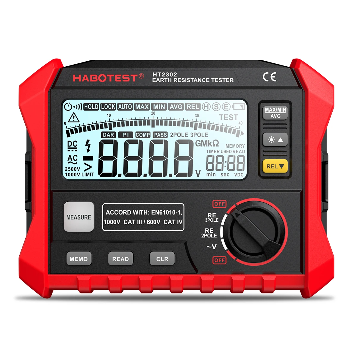 Portable Megohmmeter 100-Group Digital Insulation Meter