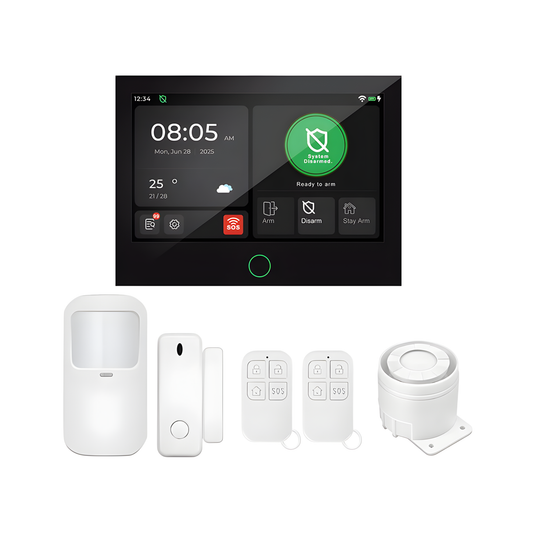 7 Inch 4G Smart Touch Alarm Panel Home Security