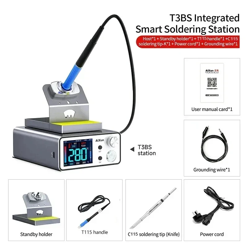 Intelligent Soldering Station Kit with T115 Handle 220V