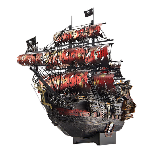 3D Metal Pirate Ship Puzzle DIY Model Building Kit