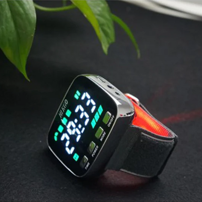 Rechargeable Laser Health Watch for Circulation and Wellness Support