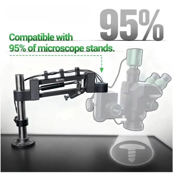 Adjustable Damping Microscope Swing Arm for Electronics Repair