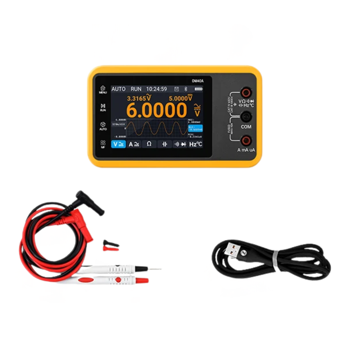 Handheld DM40A Multimeter & Signal Generator