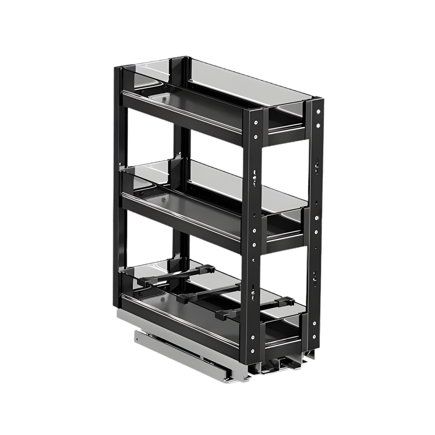 3-Tier Spice and Condiment Storage Rack 200mm