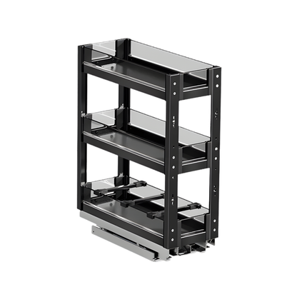 3-Tier Spice and Condiment Storage Rack 200mm
