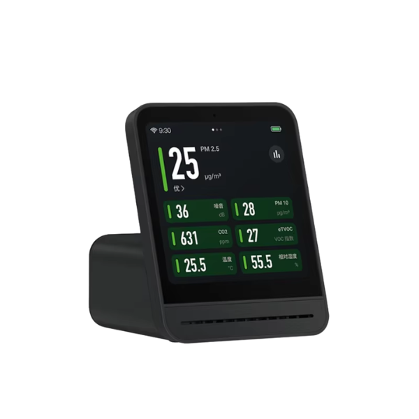 Touchscreen Indoor Air Quality Monitor with Temperature and Humidity