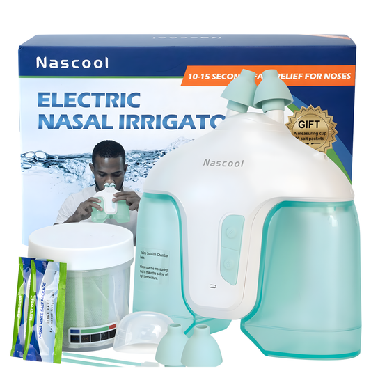 Rechargeable Nasal Rinse System for Congestion and Sinus