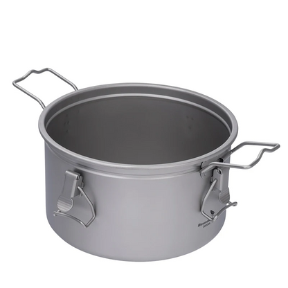 3.2L Titanium Camping Pot Non-Porous Ultralight Cooker