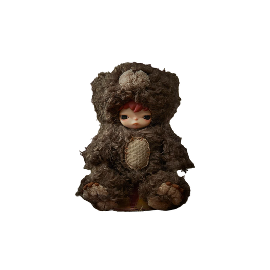 Cute Vinyl Plush Bear Toy Collectible Doll