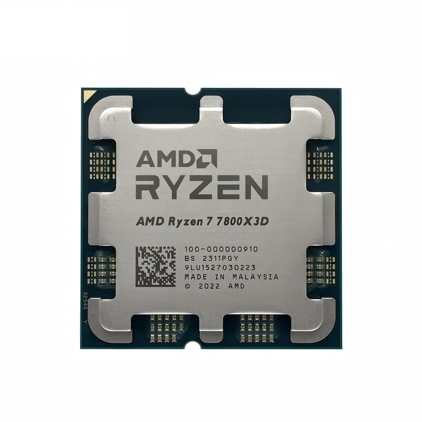 8 Core 16 Thread Ryzen 7 7800X3D CPU Up to 5GHz