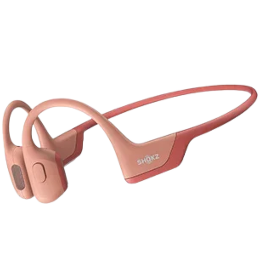 Pink Waterproof Bone Conduction Wireless Sports Headset Bluetooth 5.1
