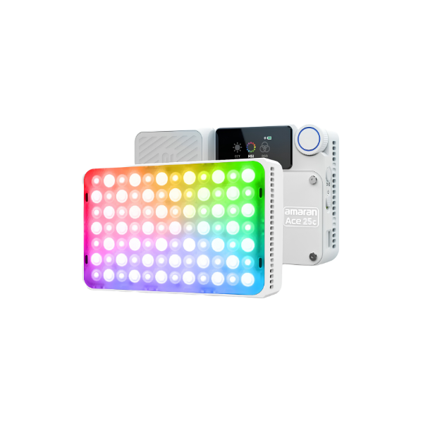 Compact RGB LED On-Camera Light 2300K-10000K