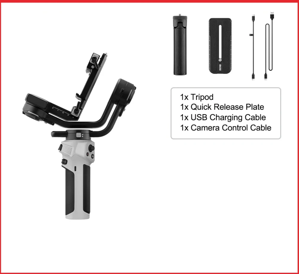 ZHIYUN Cinepeer Weebill 3E Portable 3 Axis Gimbal Stabilizer for Canon Nikon Sony Lumix Cameras