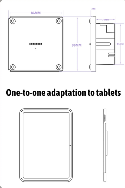iPad Wall Mount Charger Base for iPad 10–11
