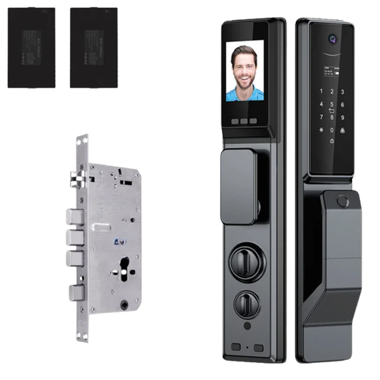 Automatic Keyless Door Lock Face Fingerprint WiFi Camera System