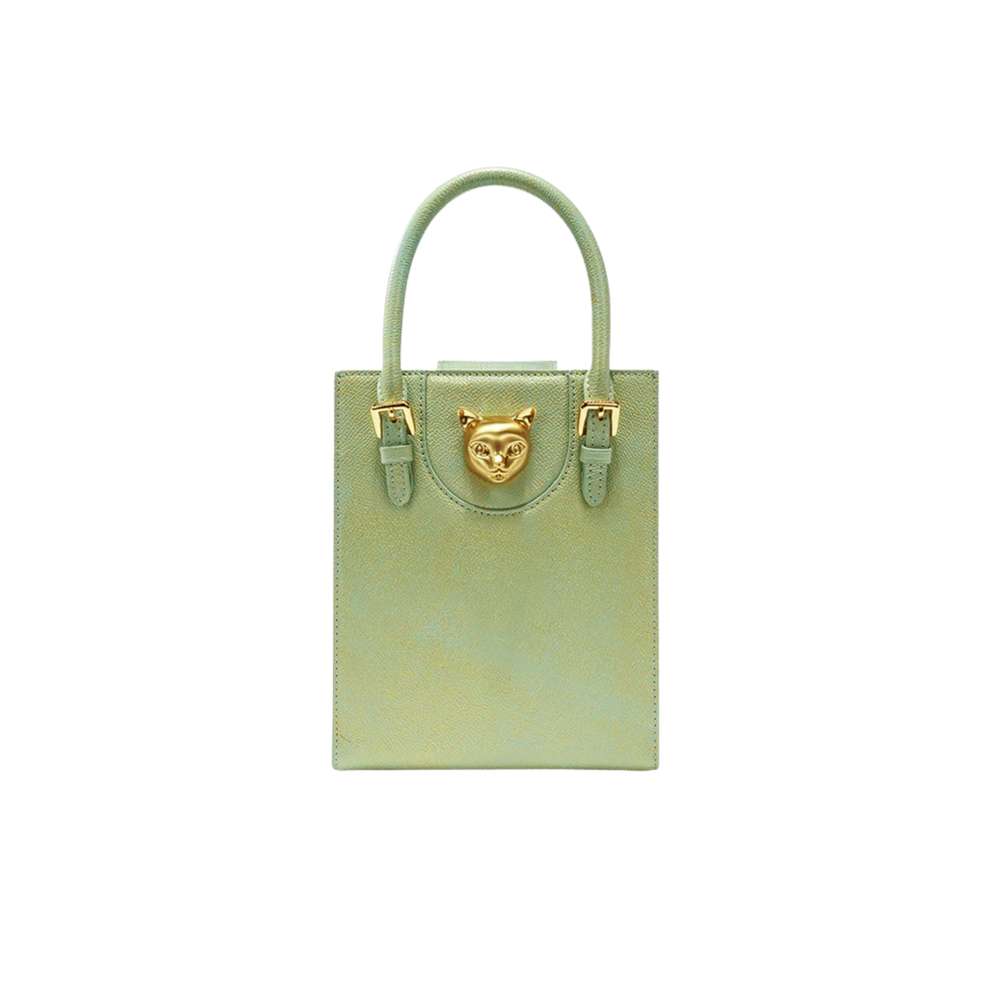 Women Green Leather Casual Shoulder Bag