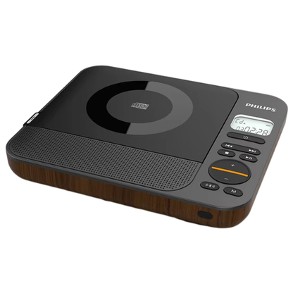 Retro Bluetooth CD Player with USB TF Card & Stereo Speakers