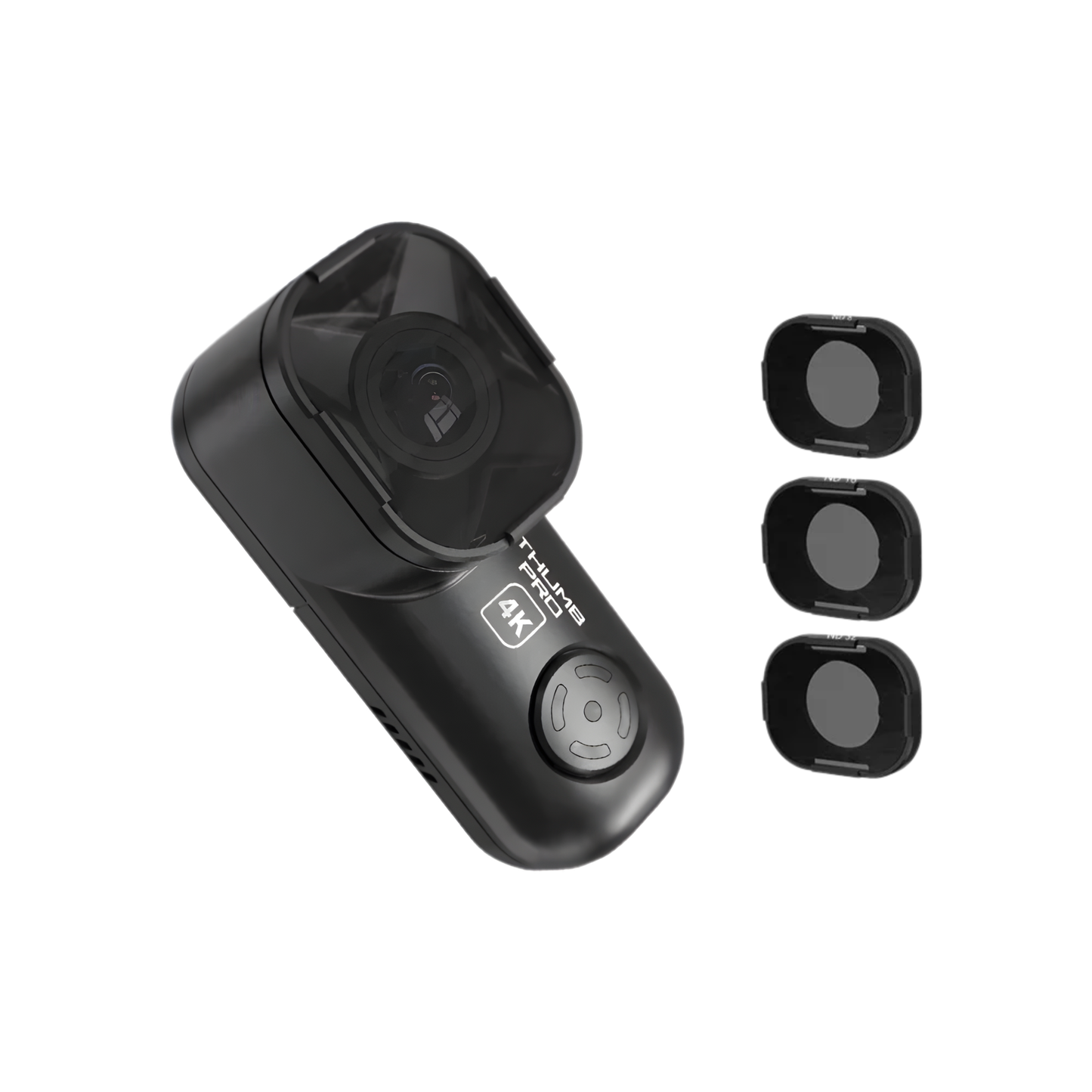 4K Action Camera with ND Filter Set & Built-in Gyro