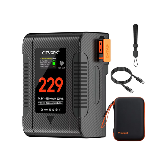 High Capacity 15500mAh V Mount Video Battery Pack