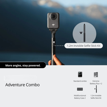 360 Degree Action Camera Adventure Combo with 64GB SD Card
