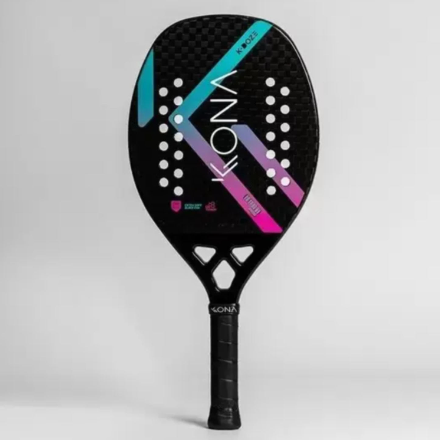 3K Carbon Fiber Beach Racket Blue Lightweight Adult