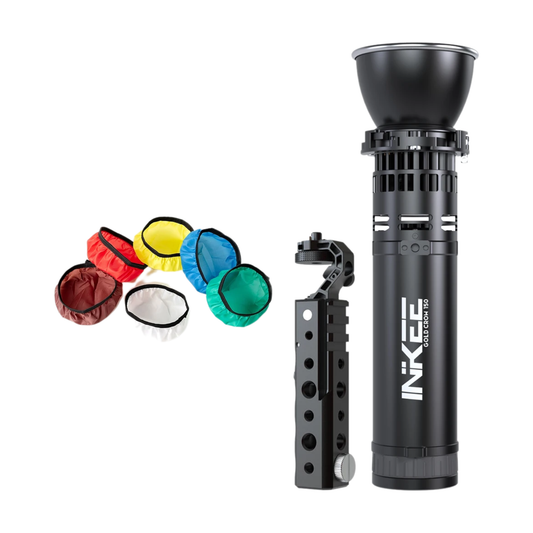 Portable 150W LED Video Light with 9600mAh Battery