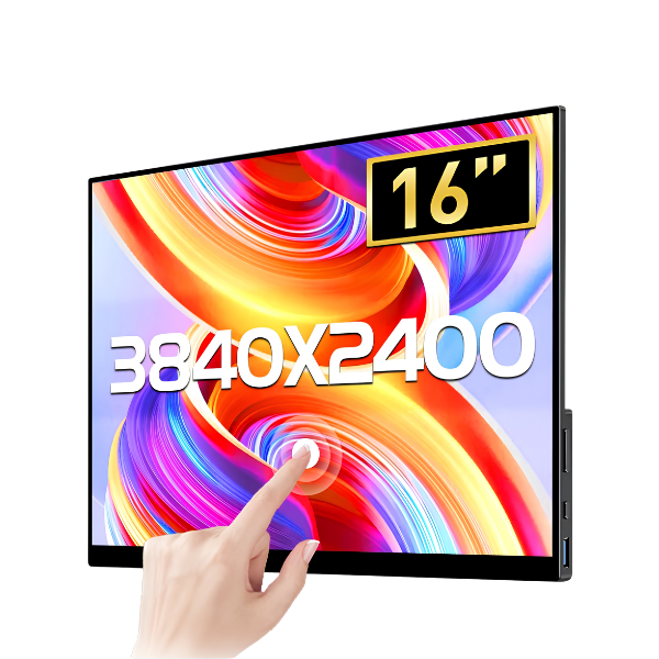 16 Inch 4K Touch Portable Monitor for Laptop Switch