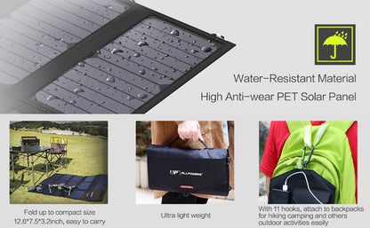100W Foldable Solar Panel Charger for Camping and Travel