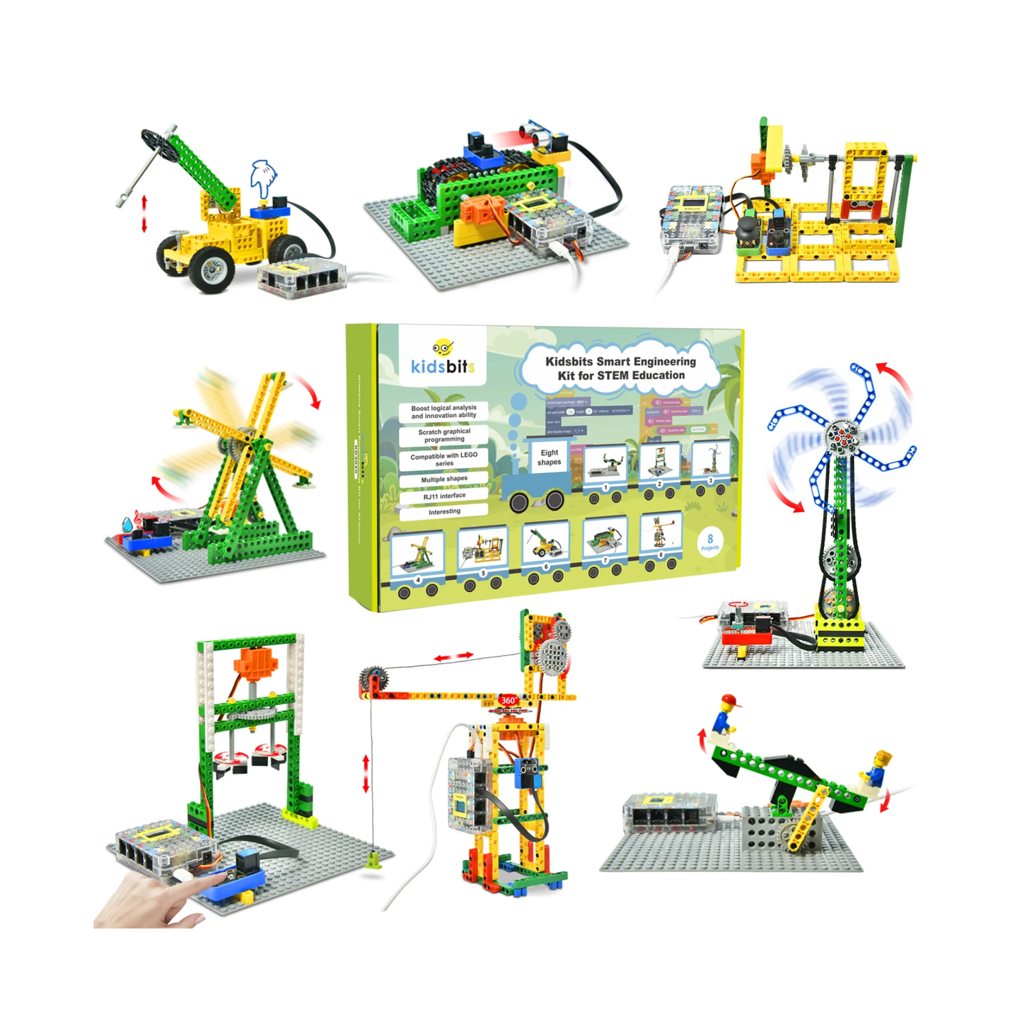 Smart DIY Robotics Kit for Kids with Scratch Programming