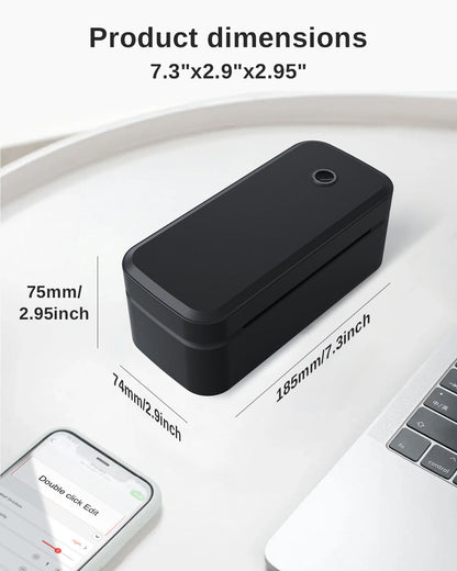 Compact Bluetooth Thermal Label Printer for Home Office Shipping
