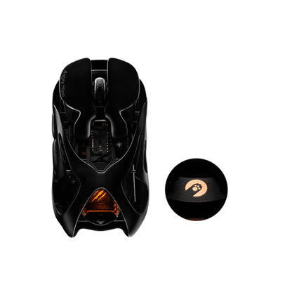 Tri-Mode White AM Infinity Mouse for PC Gaming Black