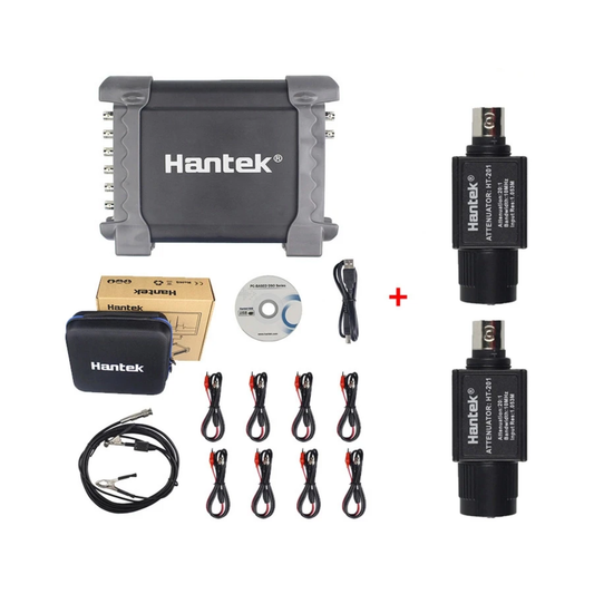 8CH Automotive Oscilloscope 1008C with Dual HT201 Current Clamps