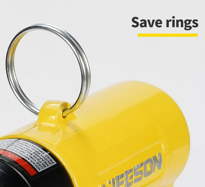 Portable Air Riveting Tool with Threaded Nut Adapter Set