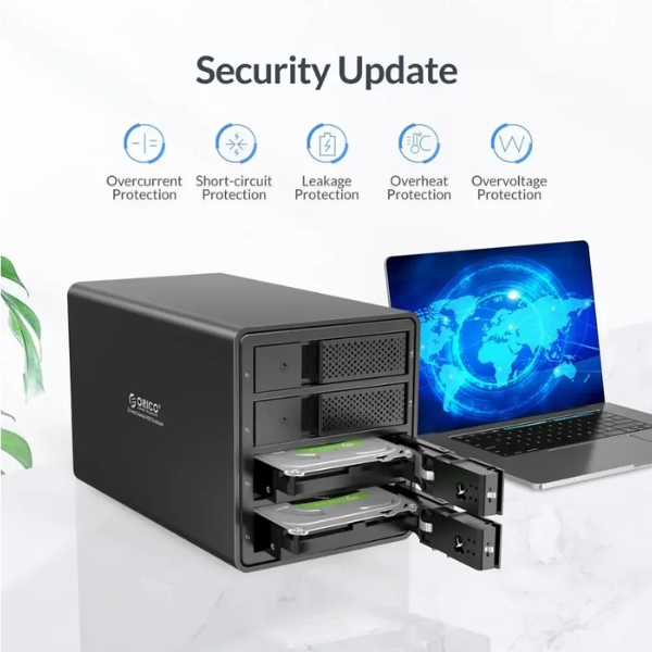 4-Bay USB 3.0 HDD Docking Station SATA 3.5 Inch