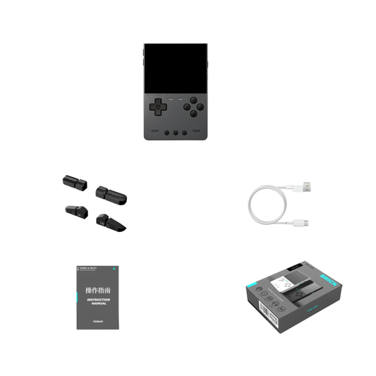 Handheld Game Console 64GB 3.2 Inch HD 9K Games Grey